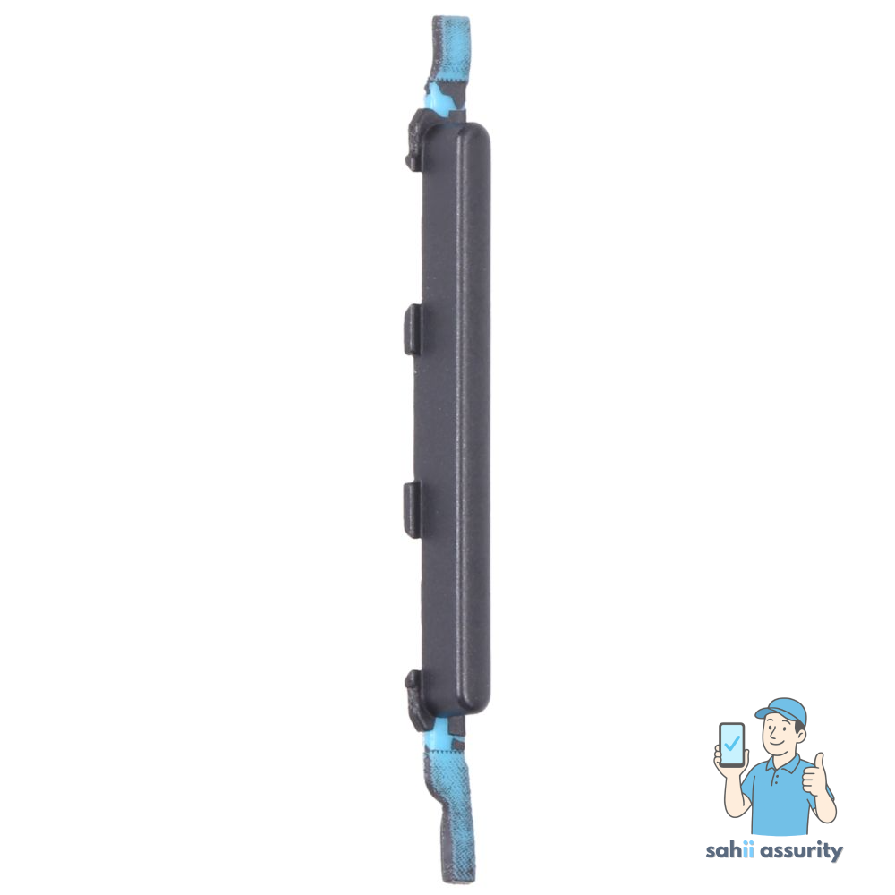 Volume Side Button Outer for Xiaomi Poco M3 Black